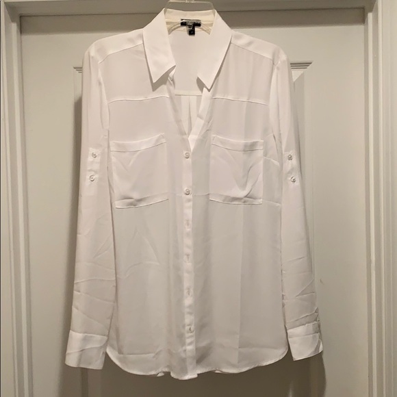 White Button Up - Picture 4 of 5